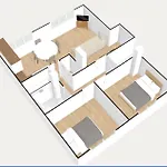 L'escale - 2 Bedrooms - Free Parking & Wifi アパート グルノーブル