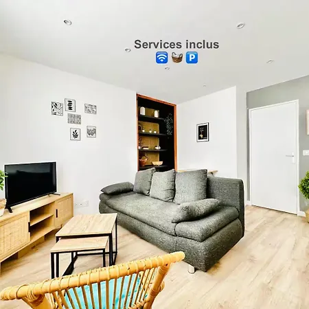 Lejlighed L'escale - 2 Bedrooms - Free Parking & Wifi