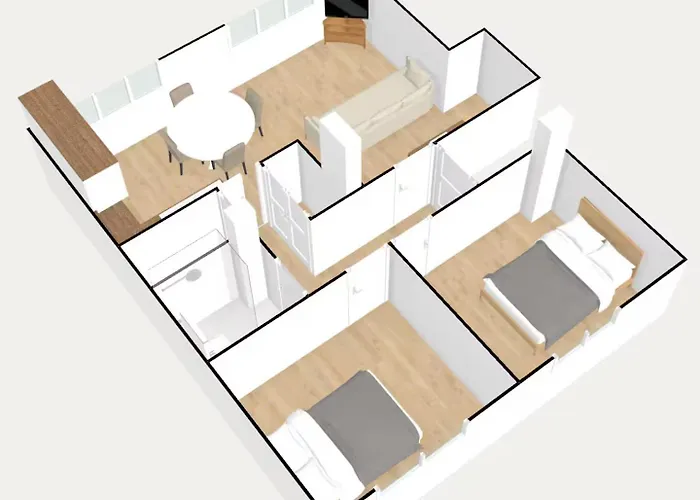 L'escale 2 Bedrooms Near Tram Апартаменти Гренобль