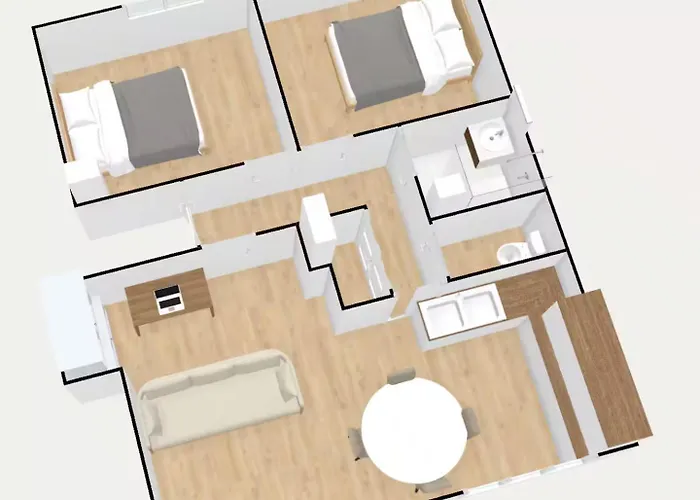 Апартаменти L'escale 2 Bedrooms Near Tram *