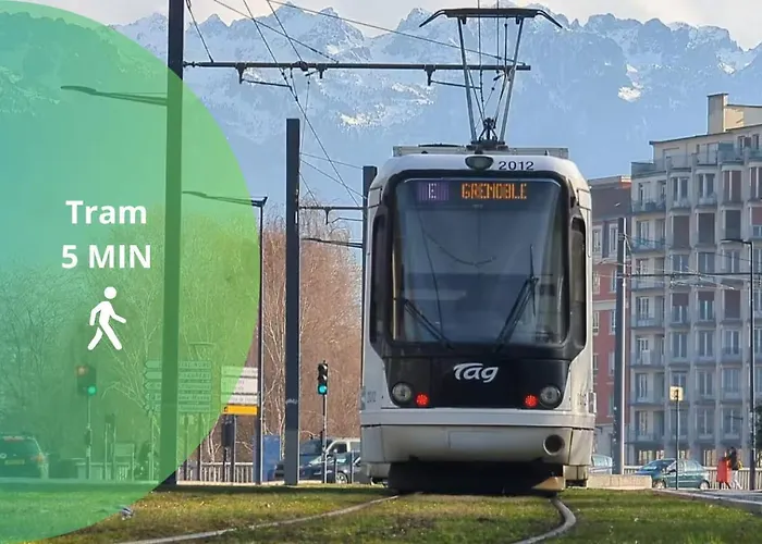 L'escale 2 Bedrooms Near Tram Апартаменти Гренобль