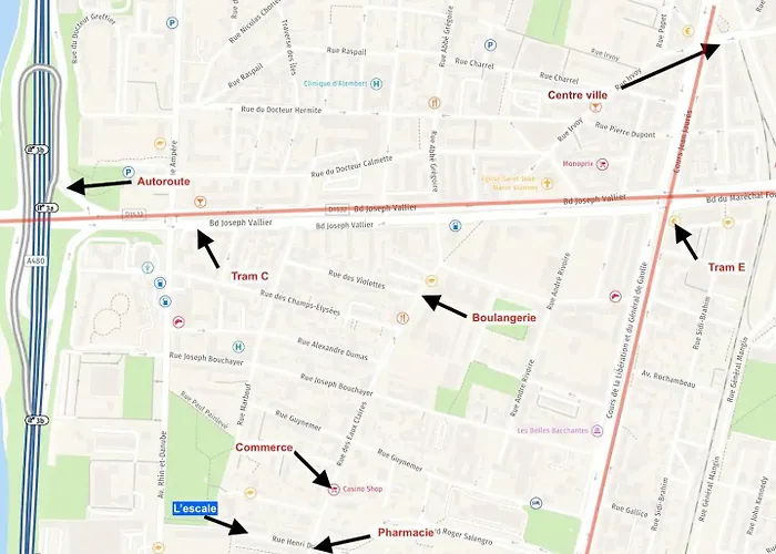 L'escale 2 Bedrooms Near Tram